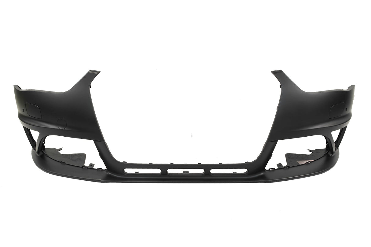 2013-2016 B8.5 Audi A4, RS4 Style Front Bumper W/ Chrome Grille