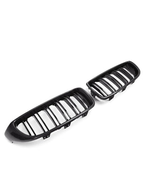 Carbon Fiber Dual Slat Front Grilles (BMW F32/F33/F36/F80/F82/F83 M3/M4) - MidWest Bimmer Supply