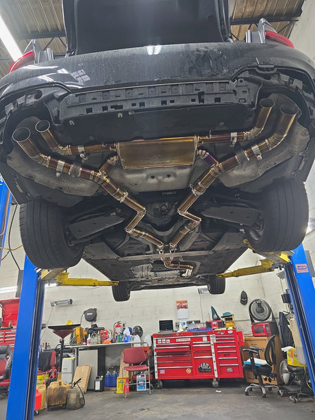 G2X M340i/M440i Full Valved Exhaust System - BMW G20 M340i G22 M440i B58 - MidWest Bimmer Supply