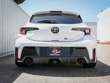 aFe Power Gemini XV 3 IN to 2-1/2 IN 304 Stainless Steel Cat-Back Exhaust System w/ Cut-Out Carbon Fiber | 2023+ Toyota GR Corolla (49-36067-C)