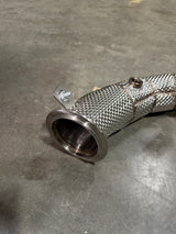 MBS N63 Catless Downpipes w/ Heatshield - G30 M550i 850i 2018-2023