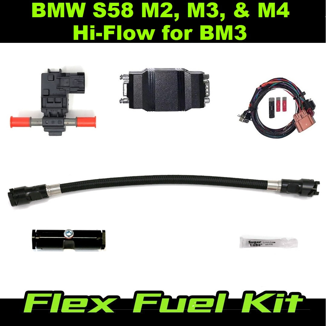 BMW Hi-Flow CANbus Flex Fuel Kit for the S58 M2, M3, M4, X3M, and X4M