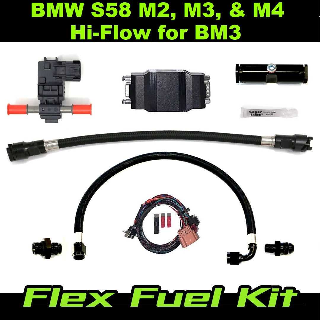 BMW Hi-Flow CANbus Flex Fuel Kit for the S58 M2, M3, M4, X3M, and X4M