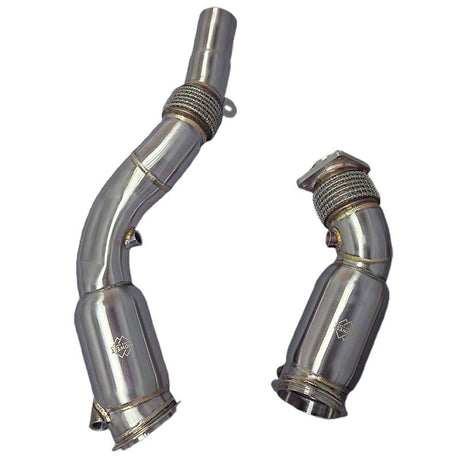 MBS S55 F8X M3/M4 Resonated Catless Downpipes - BMW F80 M3 F82 F83 M4 F87 M2C