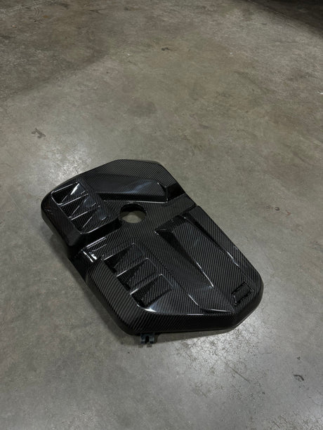 Dry Carbon Fiber Engine Cover Trim (BMW M3 G80 | M4 G82/G83) - MidWest Bimmer Supply