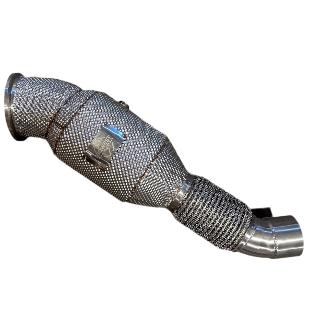 MBS 6” B58 Catless Heat shielded Downpipe - 240i 340i 440i 540i 640i 740i