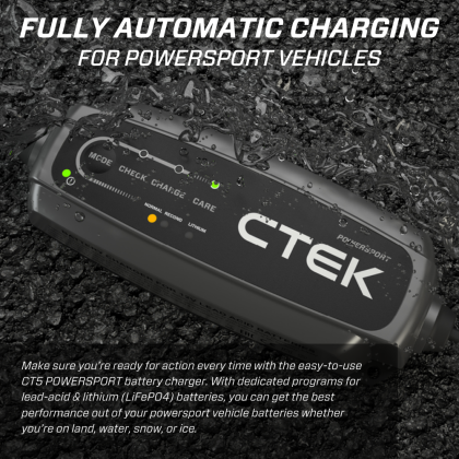 CTEK Battery Charger - CT5 Powersport