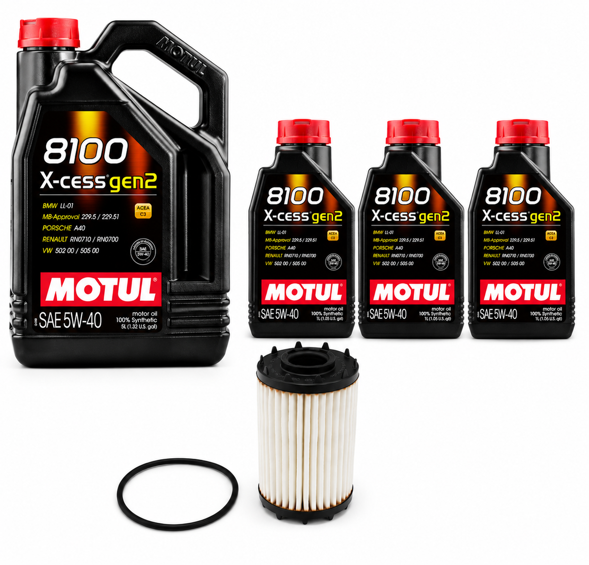 EA839 S4 S5 Motul 5W-40 Oil Change Kit - Audi B9 B9.5 S4 S5