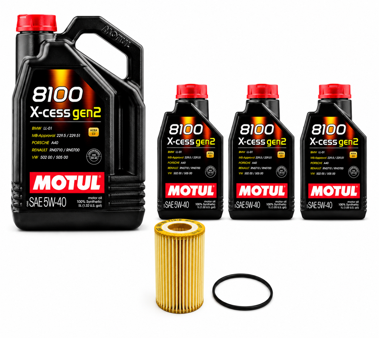 DAZA/DNWC Motul 5W-40 Oil Change Kit – Audi 8V 8Y RS3 TTRS 2.5T 2017+