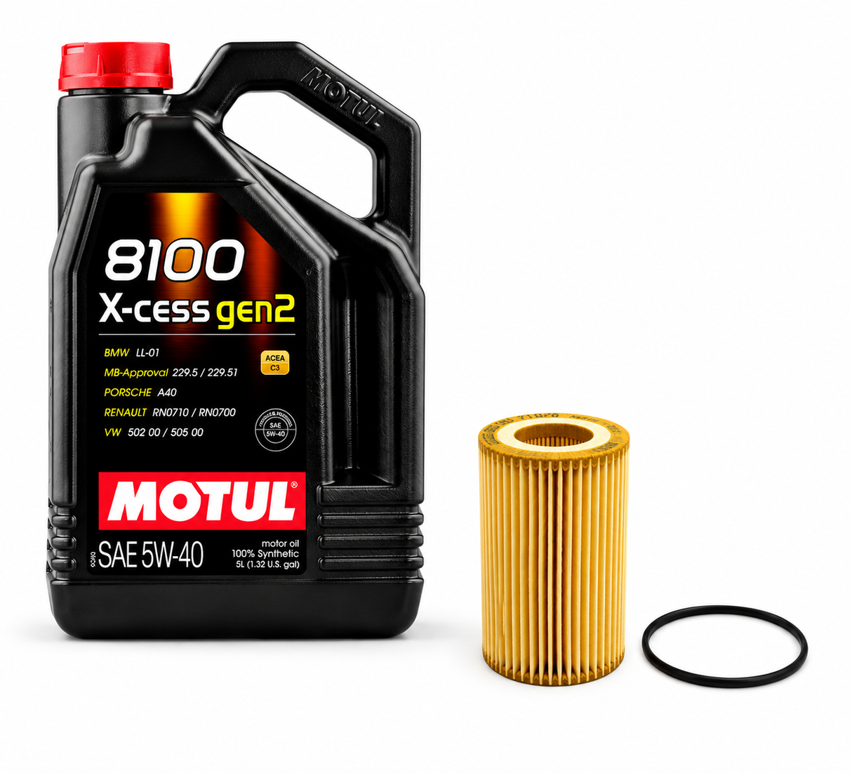 EA113 Motul 5W-40 Oil Change Kit – Volkswagen Mk5 GTI GLI B6 Passat Eos Mk6 Golf R 2.0T FSI