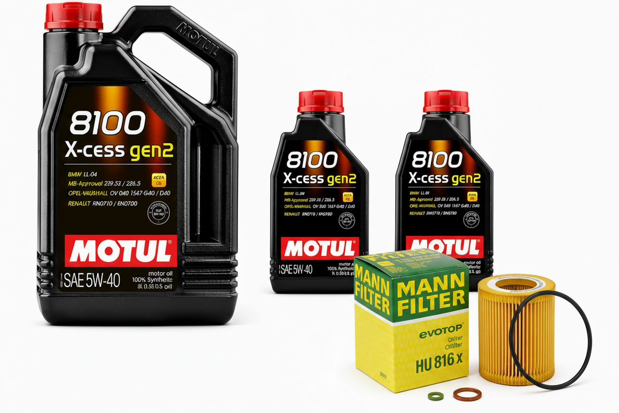 N52/N54/N55 5w40 Motul Oil Change Kit - 1M/135i/335i/435i/535i & More