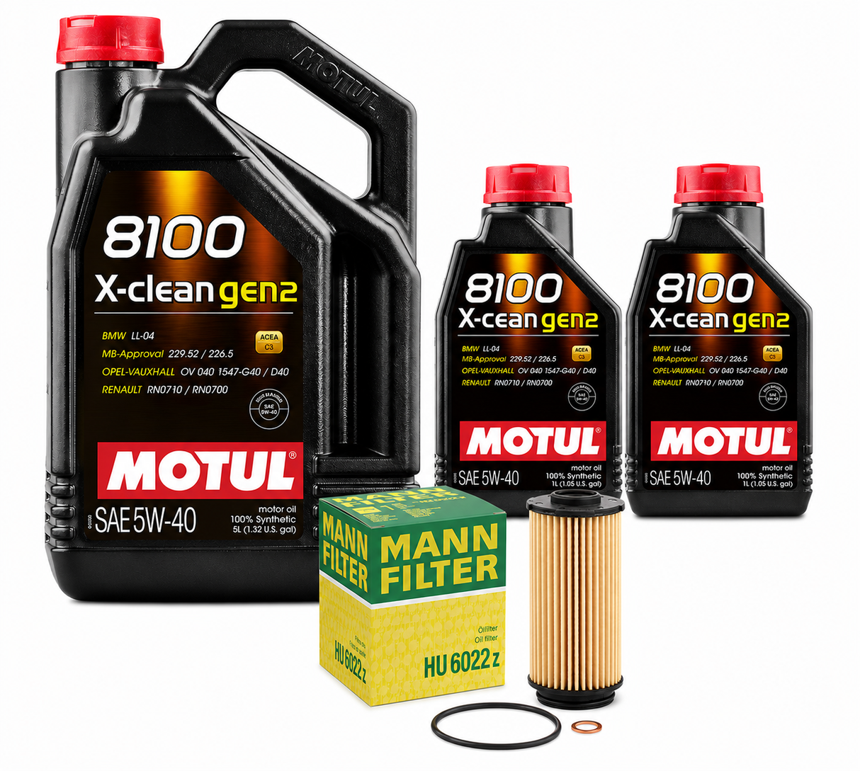 B58 5W-40 Motul Oil Change Kit – Gen 1 / Gen 2 / Gen 3