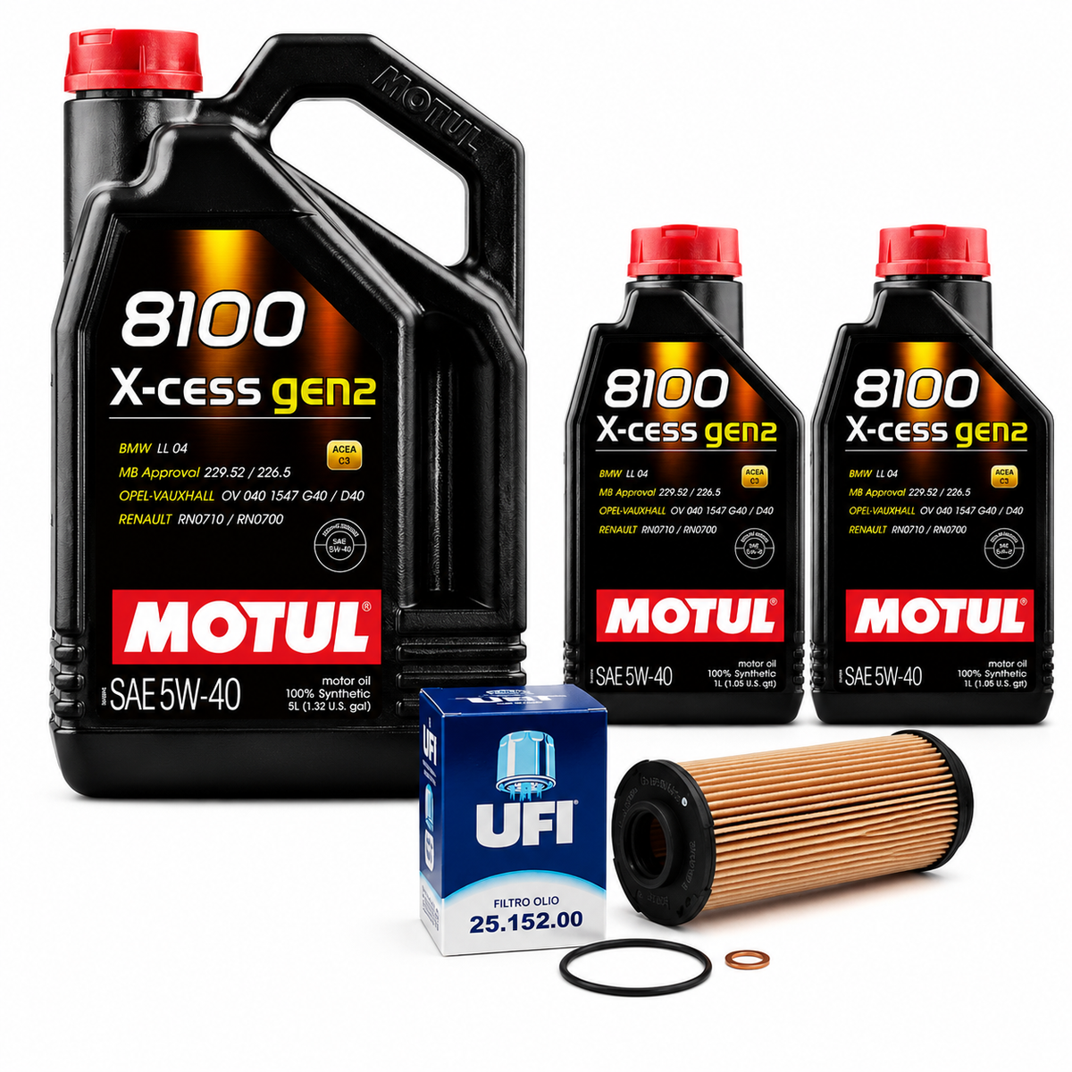 B58 5W-40 Motul Oil Change Kit – Gen 1 / Gen 2 / Gen 3
