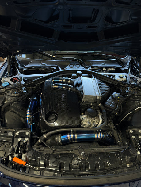 S55 Titanium Front Mount Intakes (F87 M2C | F80 M3 | F82/F83 M4) - MidWest Bimmer Supply