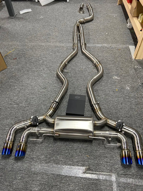 G2X M340i/M440i Full Valved Exhaust System - BMW G20 M340i G22 M440i B58 - MidWest Bimmer Supply