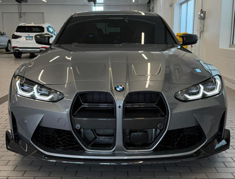 CSL Style Dry Carbon Fiber 3-Piece Front Lip (BMW G80 M3 | G82/G83 M4) - MidWest Bimmer Supply