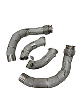 MBS S63 Catless Heat shield Race Downpipes - F90 M5 F91 F92 F93 M8