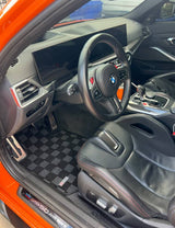 P2M BMW G20 / G80 3-SERIES (2019-27) 4D RACE FLOOR MATS: DARK GREY