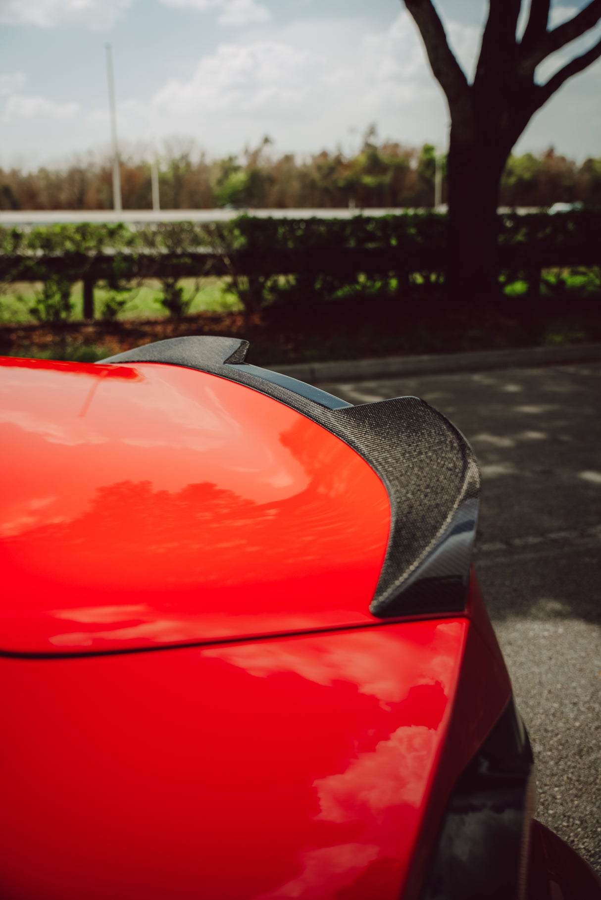 G87/G42 Carbon Fiber M-Performance Style Trunk Spoiler - G42 2-Series G87 M2