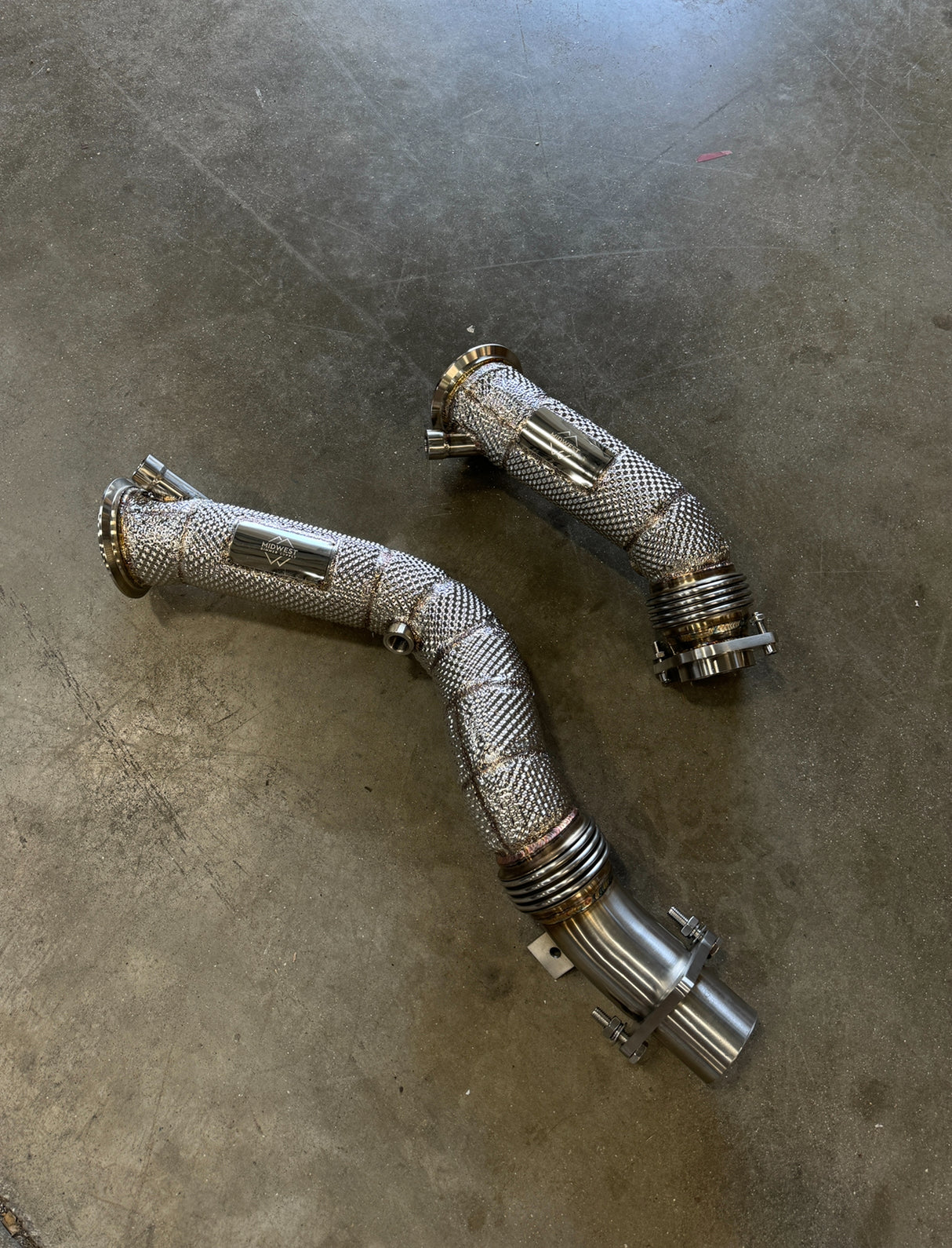 S55 Catless Downpipes w/heatshield - F80 M3 | F82/F83 M4 | F87 M2C