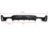 F3X 4-Series MP Style Carbon Fiber Rear Diffuser Single Tip - F32 F33 F36 4-Series