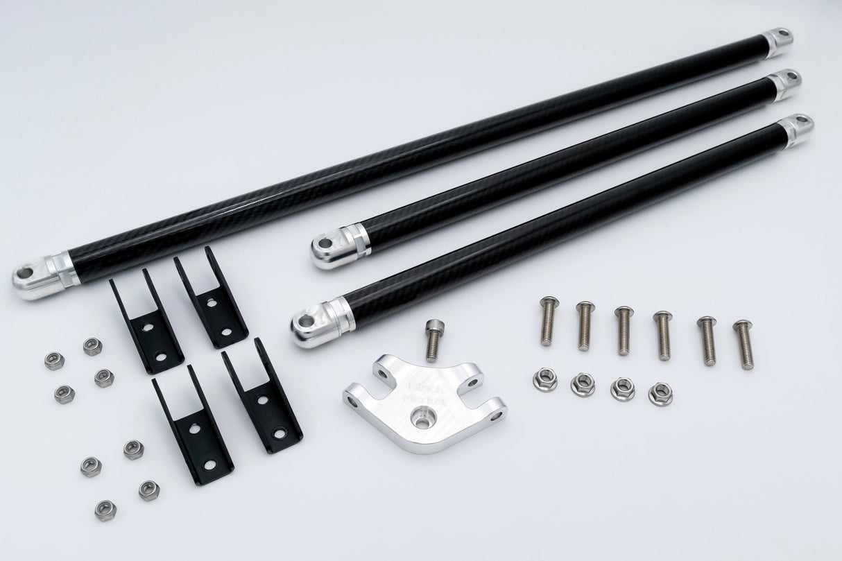 Black Market Race G8X S58 Carbon Fiber Strut Brace G80, M3, G82, M4, G87 M2