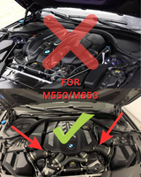F9X M5/M8 G30 Silicone Front Mount Intakes - F90 M5 F9X M8 G30 M550i M850