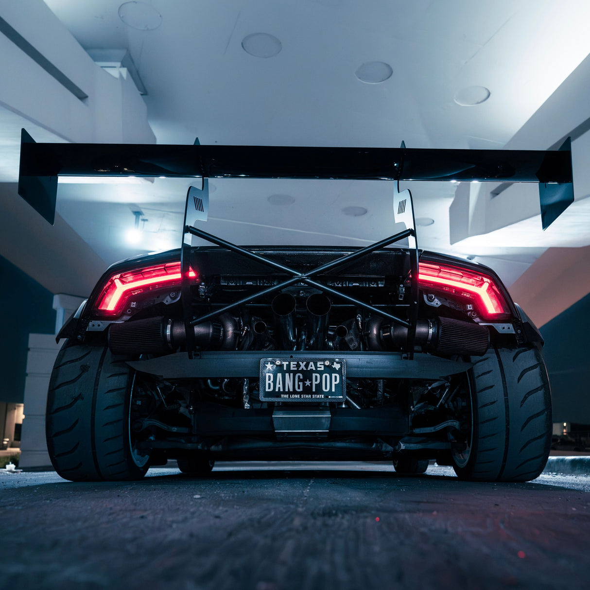BMR Lamborghini Huracan Chassis Mount Wing