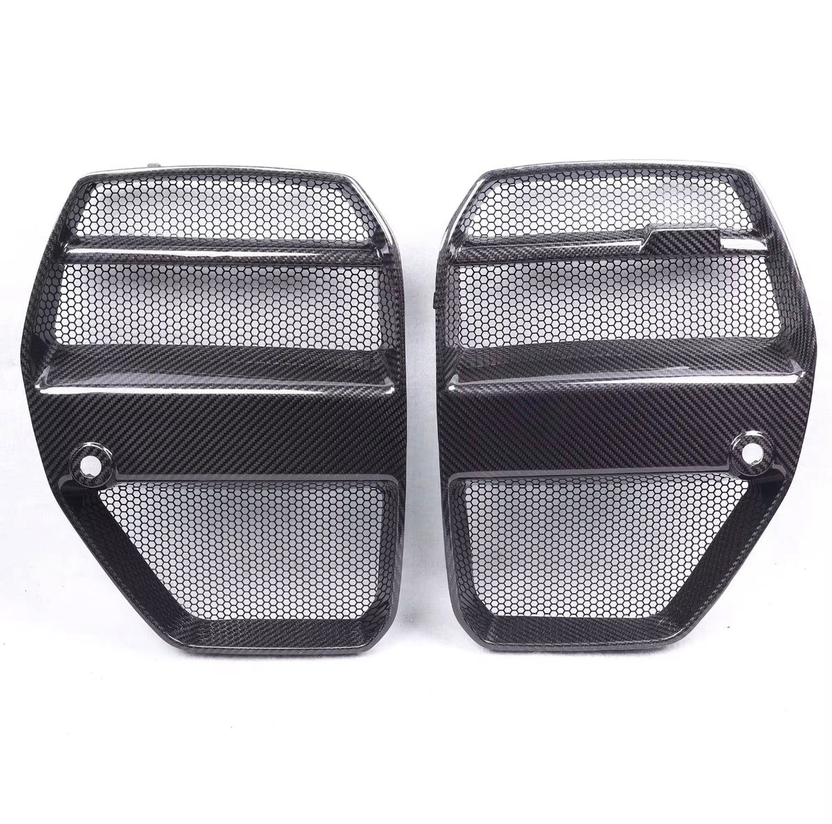 G8X M3/M4 Dry Carbon Fiber V Style Grille With Mesh - G80 M3 G82/G83 M4
