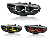 F8X Tri Color Switchable IKON V2 Headlights (White, Yellow, Red) - F80 M3 F82 F83 M4