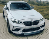 F87 M2C JP Style Carbon Fiber Front Lip - F87 M2 Competition