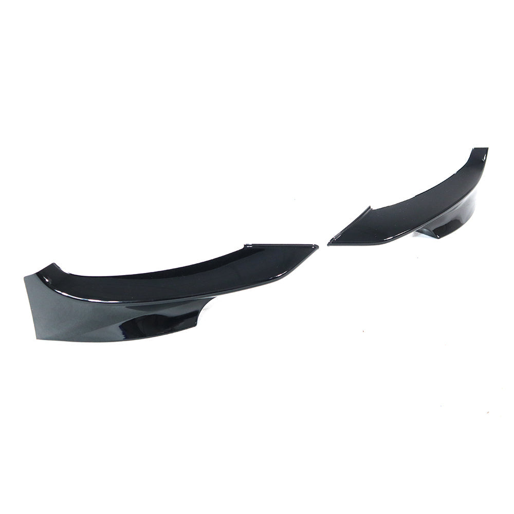E92/E93 LCI Gloss Black MP Style Front Splitters - E92 E93 3-Series LCI