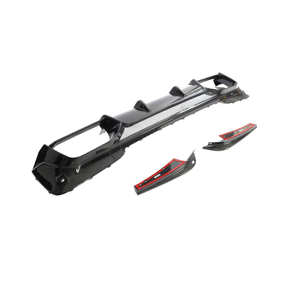 F97 X3M MBS V1 Style Carbon Fiber Rear Diffuser - F97 X3M 2019-2021