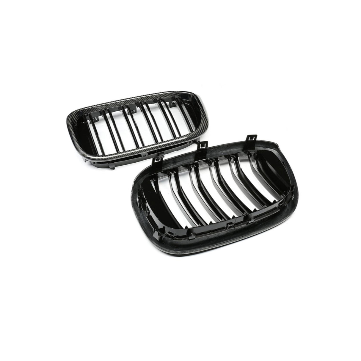 X3/X5 G01/G02 Dual Slat Carbon Fiber Front Grilles - X3 G01 X4 G02 PRE LCI