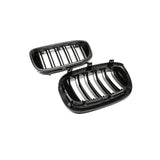 X3/X5 G01/G02 Dual Slat Carbon Fiber Front Grilles - X3 G01 X4 G02 PRE LCI