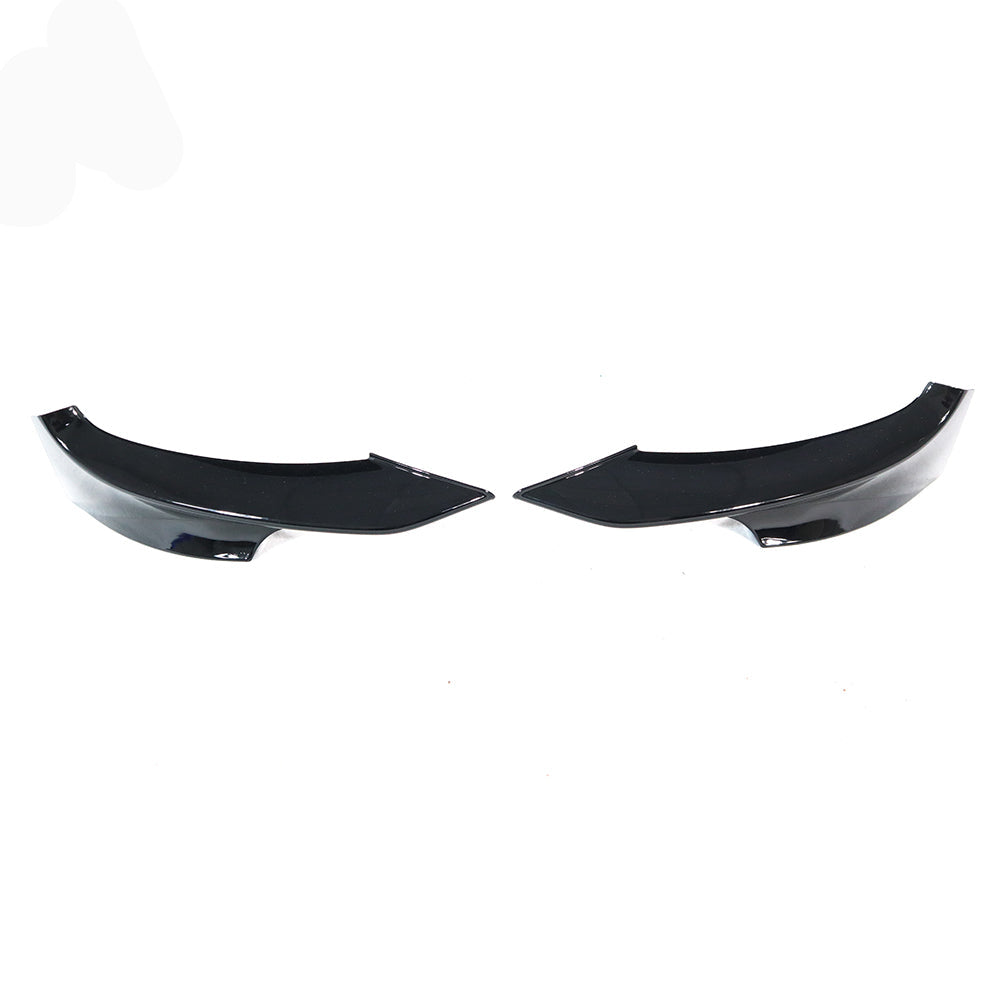 E92/E93 LCI Gloss Black MP Style Front Splitters - E92 E93 3-Series LCI