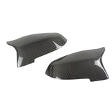 F10 5-Series LCI M Style Carbon Fiber Mirror Caps - F10/F11/F12/F13 LCI