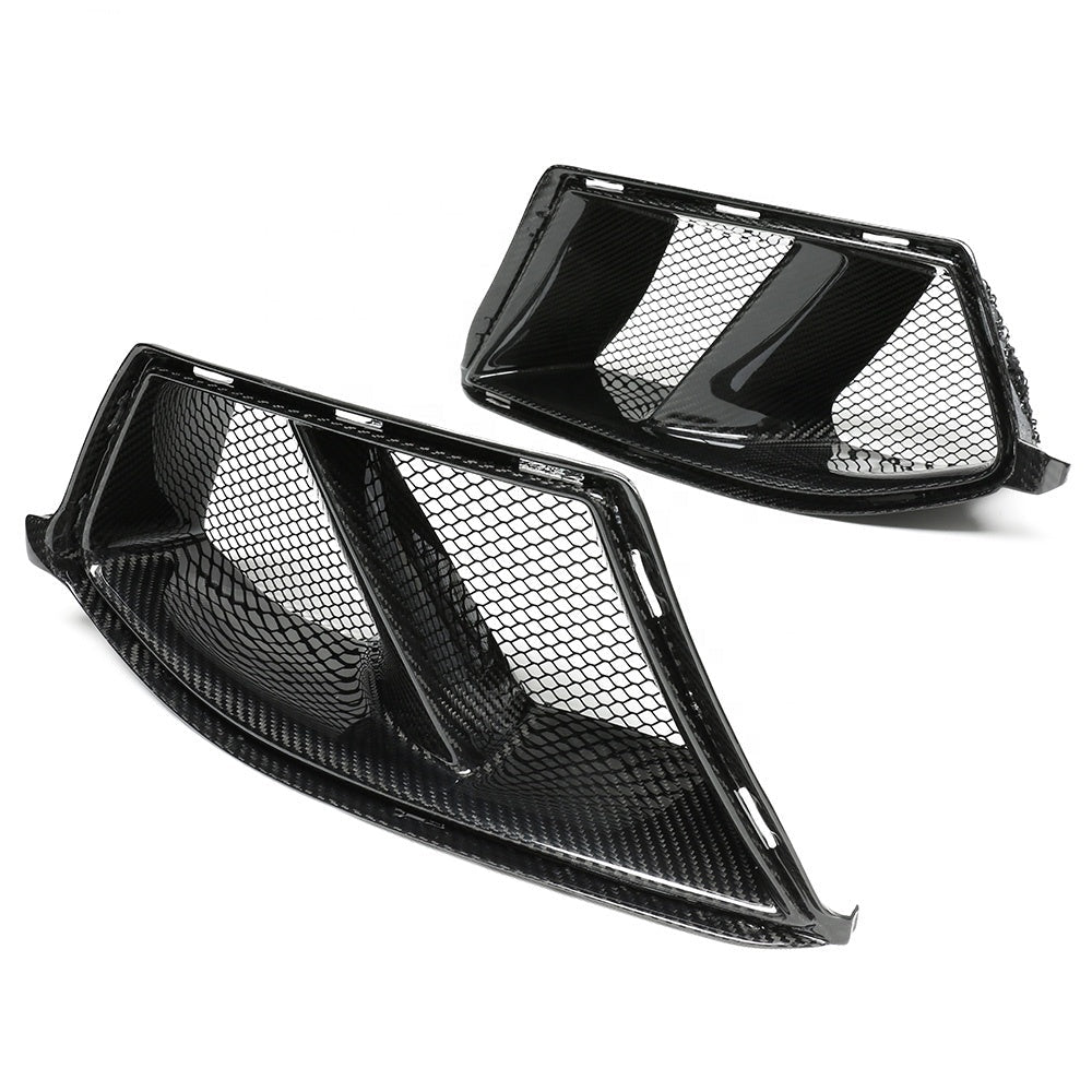G8X M3/M4 Dry carbon Fiber Air Duct With Mesh - G80 M3 G82 G83 M4