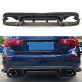 2014-2017 Q50 Carbon Fiber 2pc Diffuser