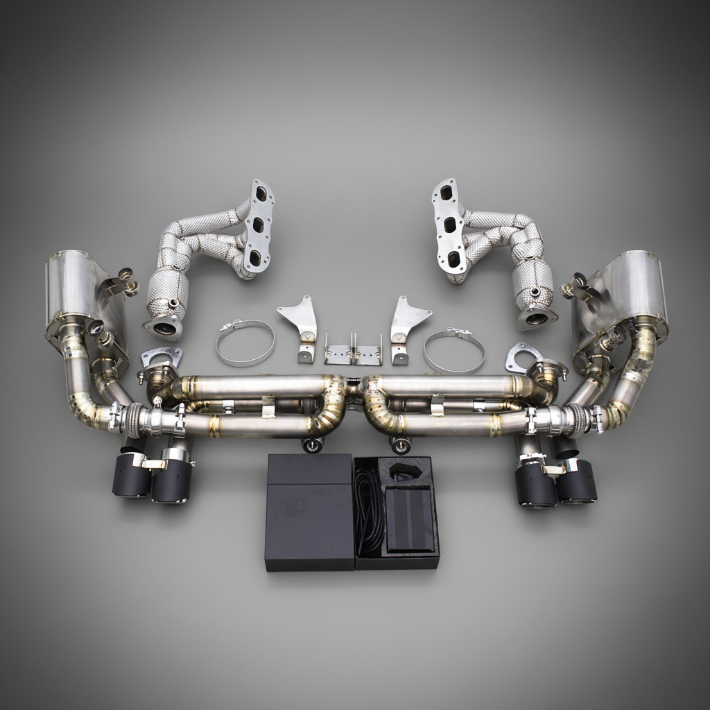 Valved Sport Exhaust System for Porsche 911 Carrera / S / GTS (991.1) - Porsche 911 Carrera S GTS 991.1