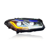 F10 5-Series Laser Style Switchback Headlights White/Yellow - F10 5-Series