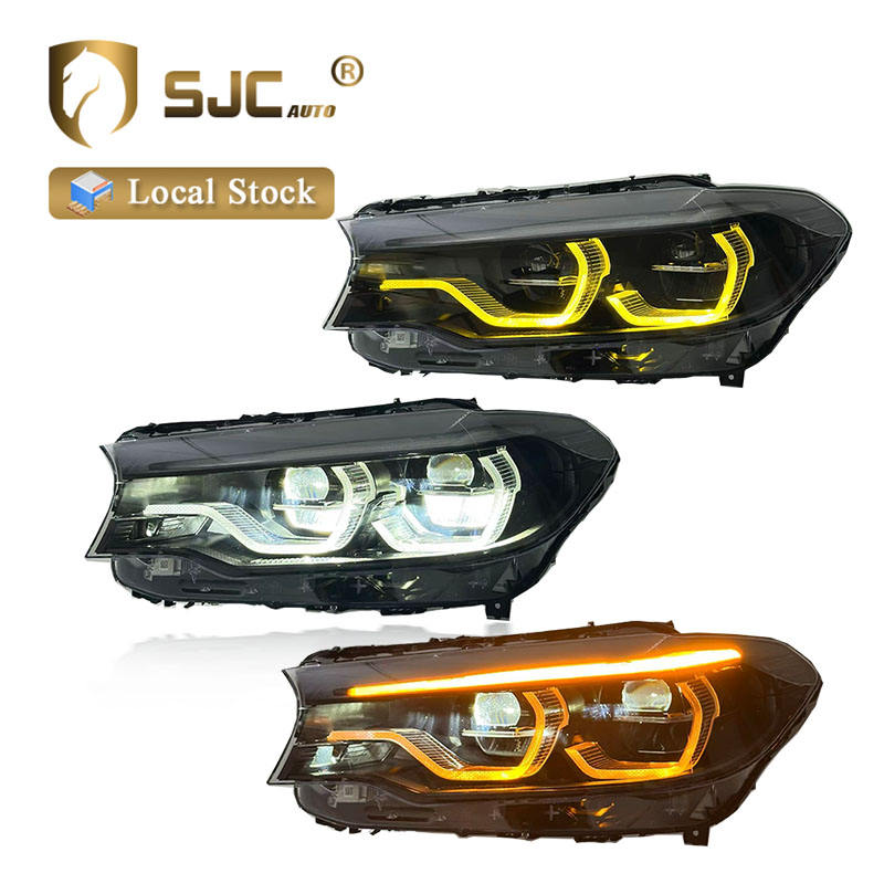F90 M5/G30 OEM Style Switchback Headlight White/Yellow/Amber - F90 M5 G30 5-Series PRE LCI
