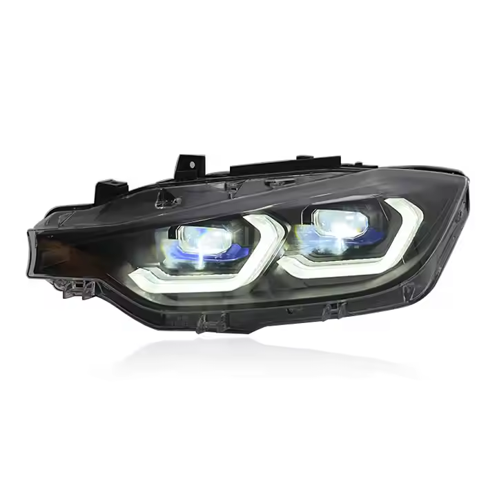 F30 3-Series Switchback Laser Style Headlights White/Yellow - F30 3-Series