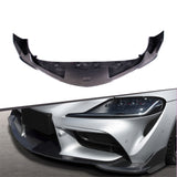 A90 Supra Carbon Fiber TOM R Style Front Lip - A90 A91 Supra