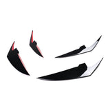 G20 LCI - Gloss Black Front Bumper Canard Fin Set (4pc) - G20 LCI 3-Series