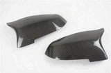 F10 5-Series LCI M Style Carbon Fiber Mirror Caps - F10/F11/F12/F13 LCI