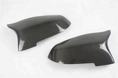 F10 5-Series LCI M Style Carbon Fiber Mirror Caps - F10/F11/F12/F13 LCI