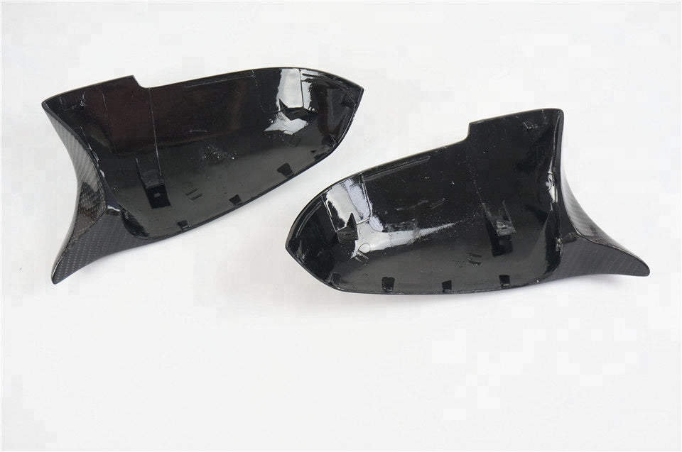 F10 5-Series LCI M Style Carbon Fiber Mirror Caps - F10/F11/F12/F13 LCI