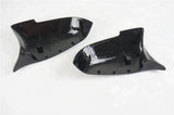 F10 5-Series LCI M Style Carbon Fiber Mirror Caps - F10/F11/F12/F13 LCI