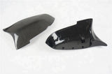 F10 5-Series LCI M Style Carbon Fiber Mirror Caps - F10/F11/F12/F13 LCI